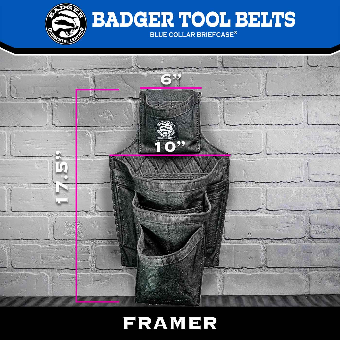 Framer Dimensions Framer Fastener Bag size/dimensions