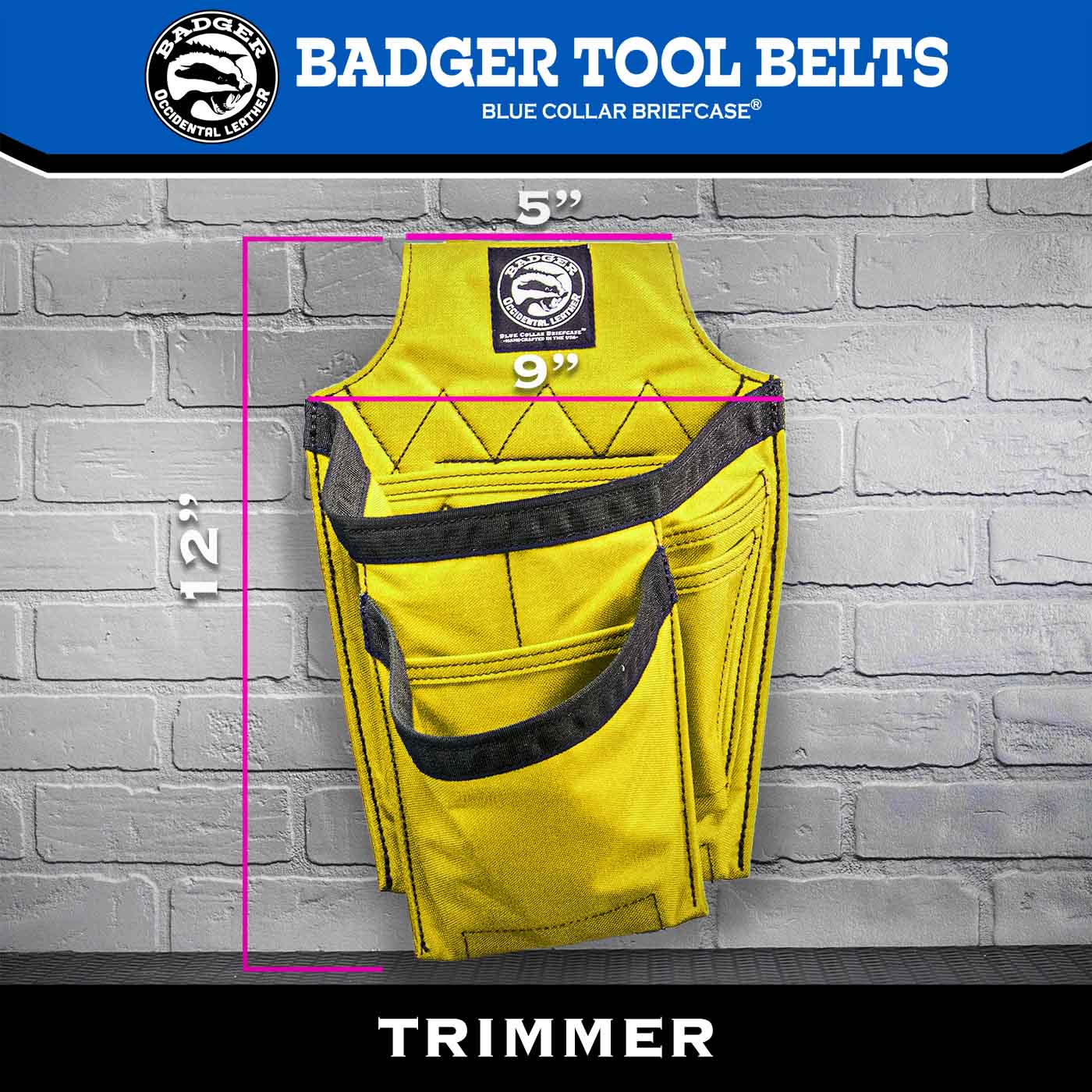 Trim Dimensions Trimmer Fastener Bag size/dimensions